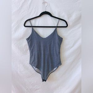 Striped bodysuit